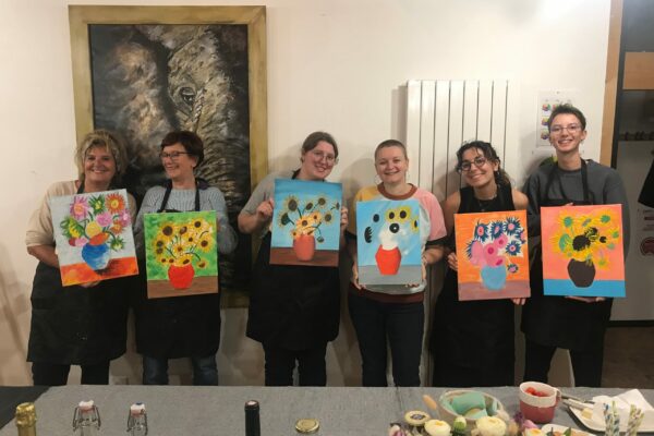 apero peinture les vases de vangogh